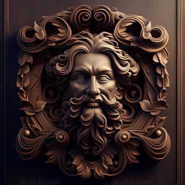 3D model st baroque (STL)